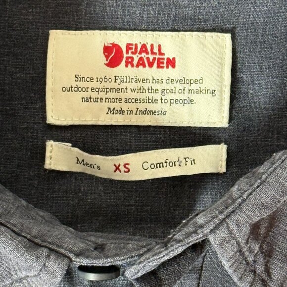 Fjallraven Ovik Gray Travel Shirt - Picture 6 of 6